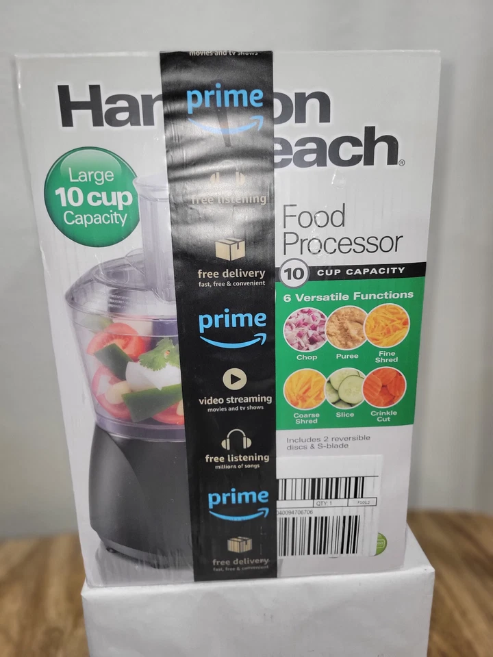 Food Processor Hamilton Beach Good Thinking 70670 10 Cup Capacity BRAND NEW - Image 2 of 4