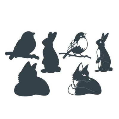 The Paper Boutique - Winter Wildlife Embellishments - PBDC1081