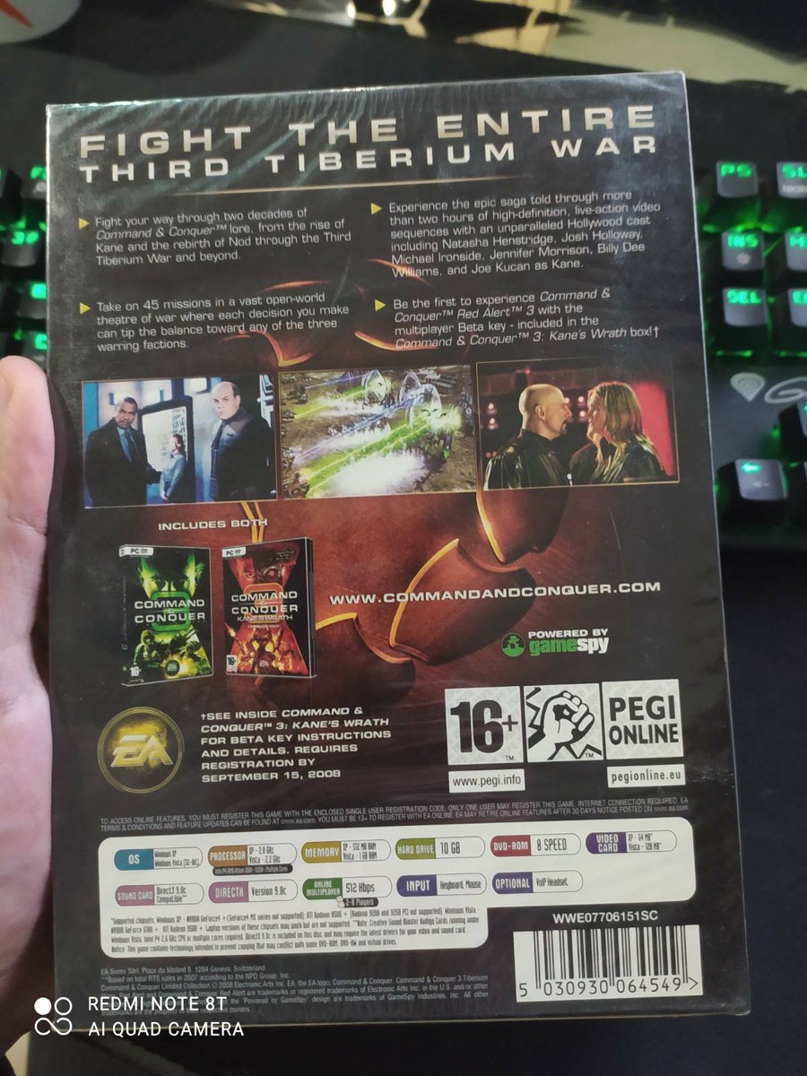 COMMAND & CONQUER 3 DELUXE EDITION SEALED ULTRA ULTRA RARE COMMAND & CONQUER 3 DELUXE EDITION SEALED ULTRA ULTRA RARE
