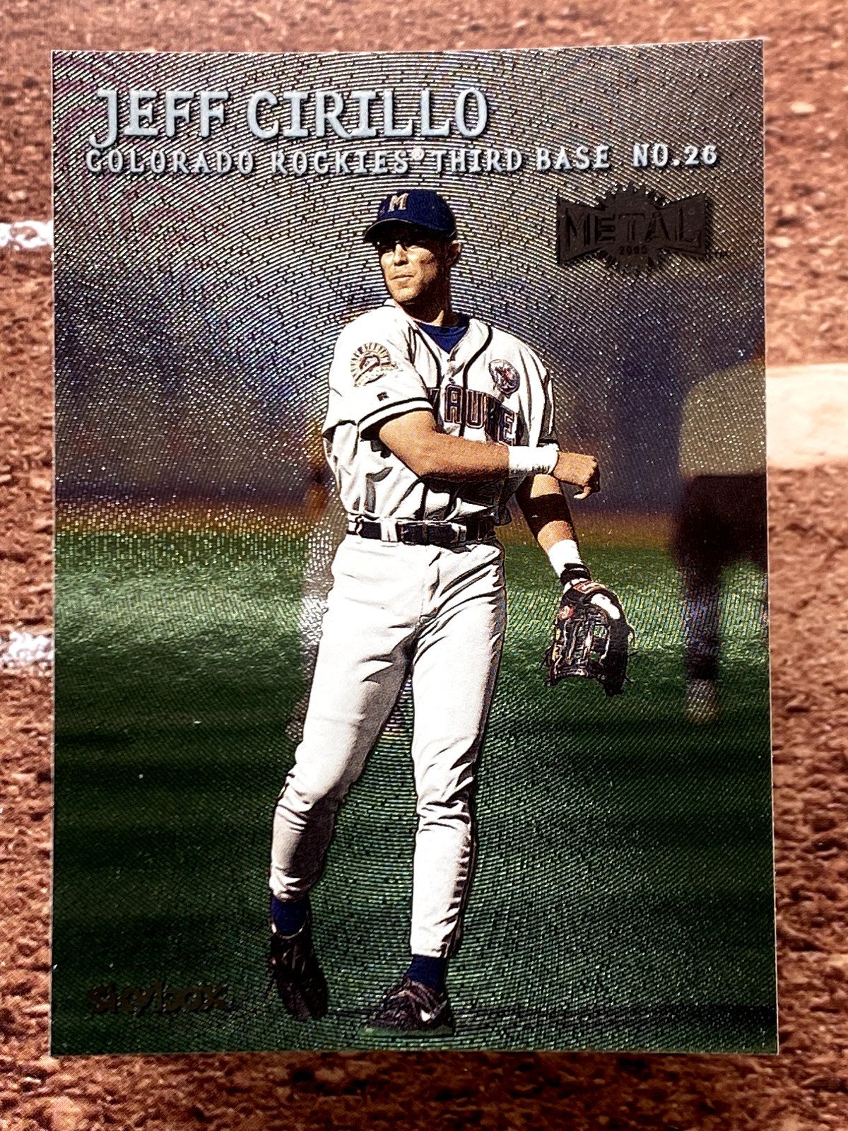 Jeff Cirillo 2000 Skybox Metal #170 Colorado Rockies
