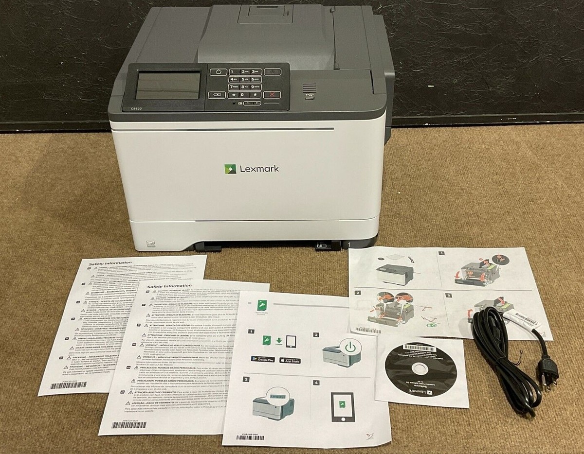 Lexmark CS622ade Color Laser Printer 42CT082 New Open Tested 1