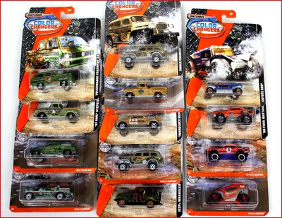 matchbox color shifters cars