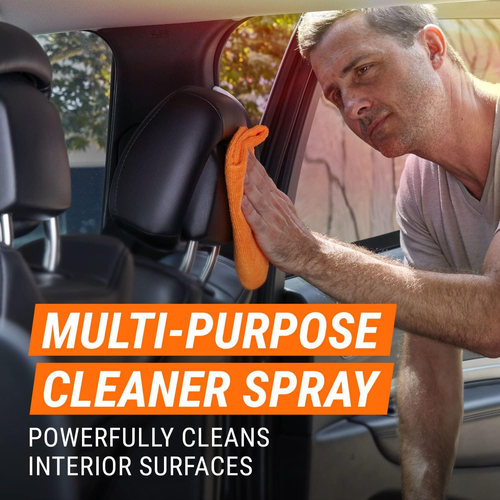Car Wash and Car Interior Cleaner Kit, Includes Towel, Tire Foam, Glass Spray, P - Picture 5 of 12