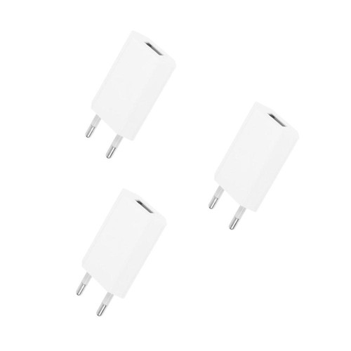 Set of 3 Europäischer Ladekopf Usb Steckernetzteil Steckeradapter - 第 4/12 張圖片