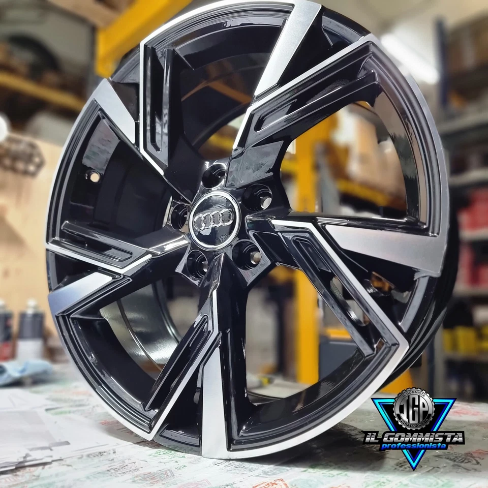 RS6 KIT 4 Cerchi In Lega 17" Compatibili con Audi A3 A4 Q2 Q3 Q5 e-Tron S-line - Imagen 2 de 4
