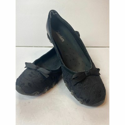 skechers leather ballet flats