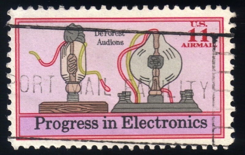 US 1973 Air Mail Stamp, Progress in Electronics, Used, Scott C86