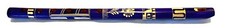 Flute Purple Bamboo made in Peru decorative native pattern 15-inch