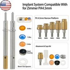 US Dental Locator Abutment Male Cap Implant Tool fits Zimmer PAØ4.5mm Removable