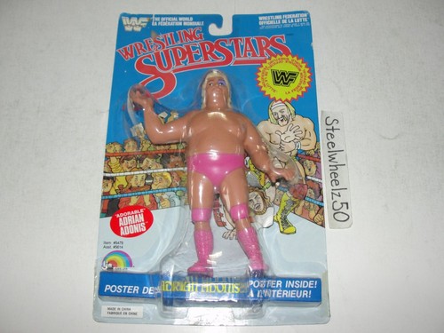 Vintage WWF Adorable Adrian Adonis Figure 1987 LJN...