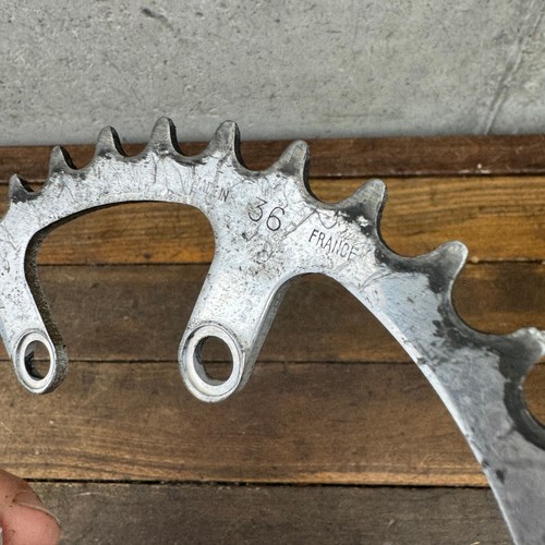 Vintage TA 36t Chainring 36 Tooth 6 Arm Bolt Sprocket Eroica Alloy Road Bike - Picture 5 of 9