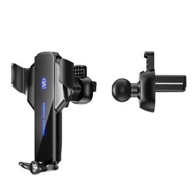 Fast Phone Charger Type-C Micro-USB Wireless Charging Car Air Vent Mount Holder