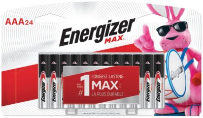 Energizer MAX AAA Batteries (24 Pack), Triple A Alkaline Batteries