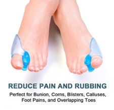Silicone Gel Bunion Corrector Toe Separator Big Toe Spacer 1 Pair