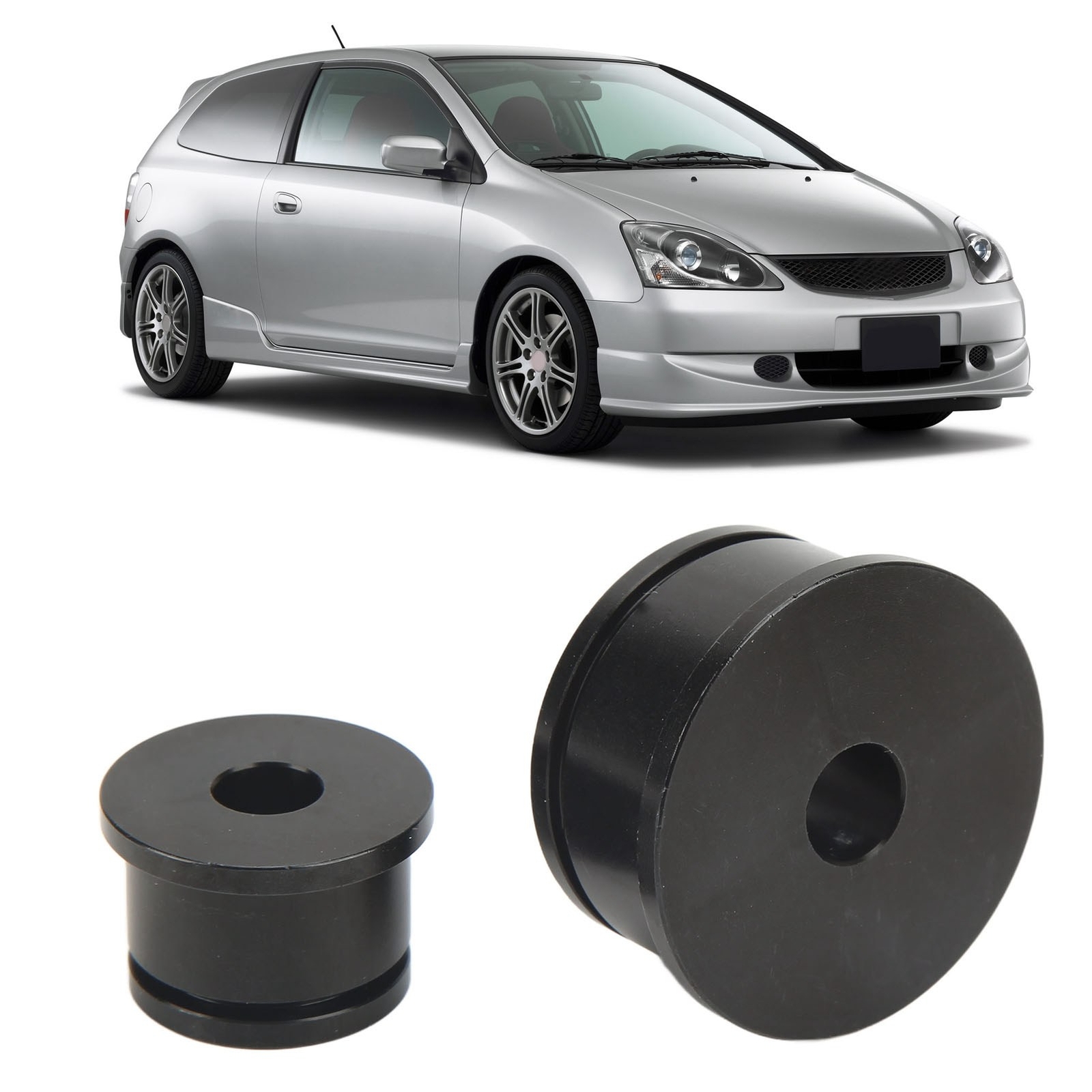 .Black Shifter Cable Bushings Kit CNC Aluminum Alloy For Acura Rsx Type