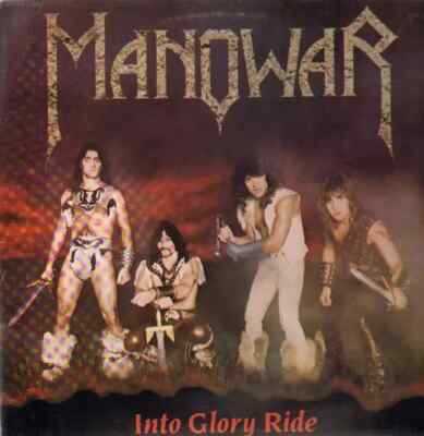 LP Manowar Into Glory Ride 1ST UK PRESS ON MFN NEAR MINT Music for