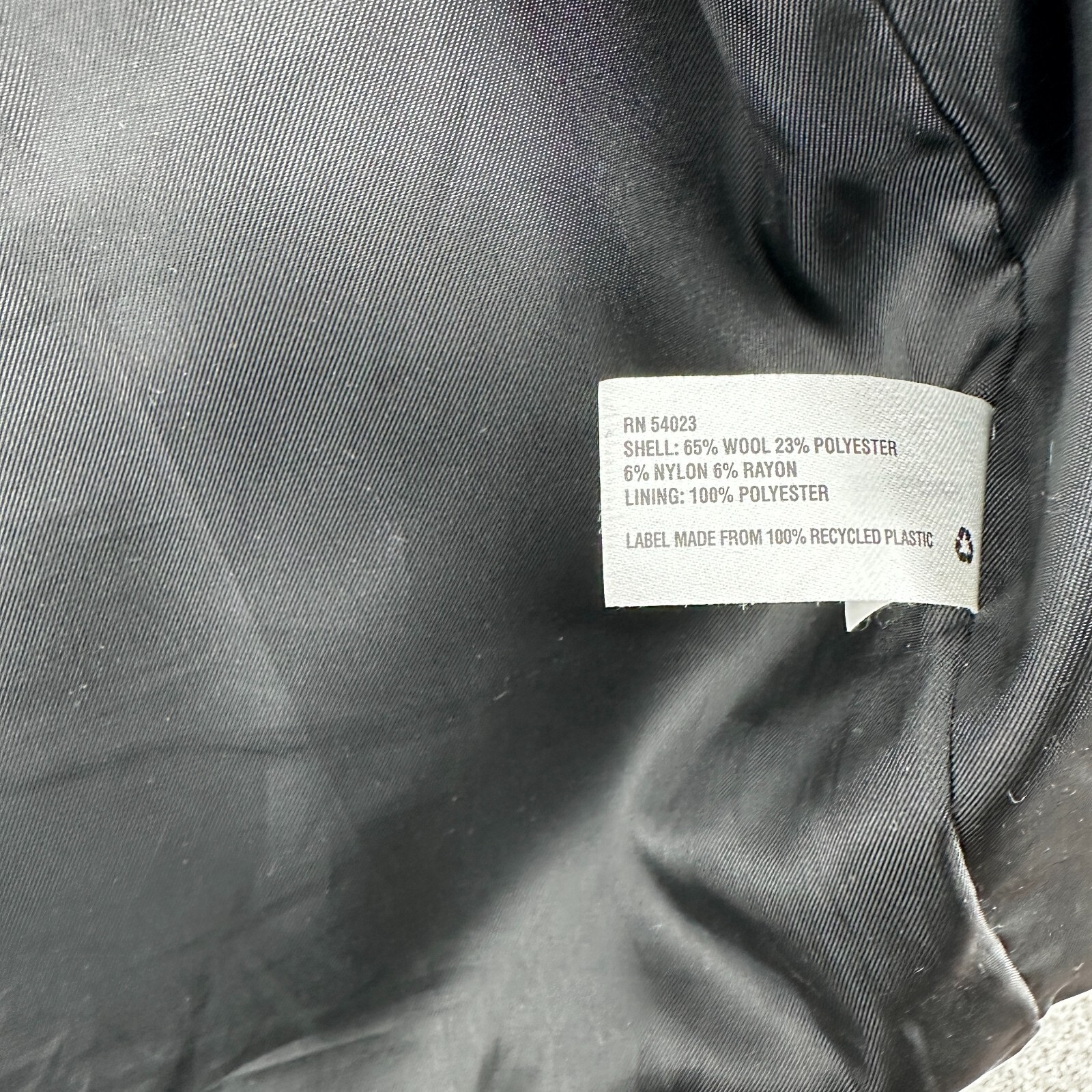 Gap Jacket Womens Small Gray Lined Asymmetrical Z… - image 7