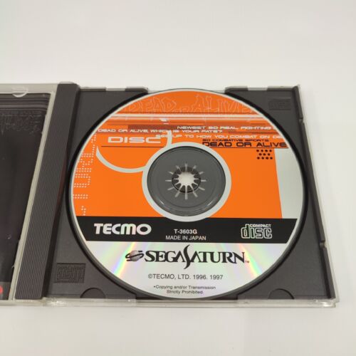 Dead Or Alive first press ltd. ed Boxed Sega Saturn Japan Japanese Game - Picture 2 of 3