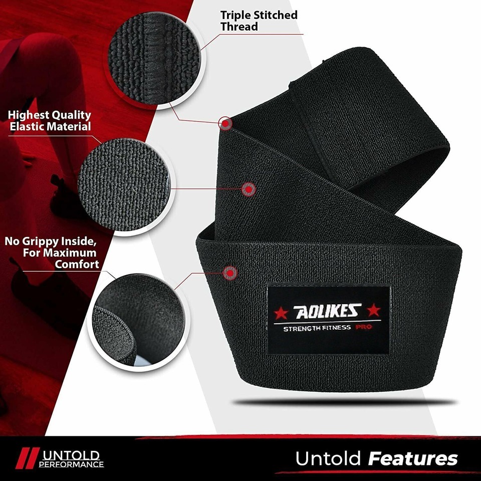 Hip Circle Resistance Band Glutes Hips Legs Squat Elastic Exercise Fitness Bands eBay