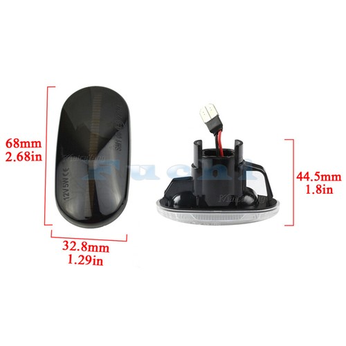 Dynamic Sequential LED Side Marker Light For Honda CRX 88-01 Fit 07-10 Civic - Bild 5 von 12