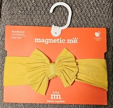 Baby Girl One Size Sunset Solid Modal Bow Headband Magnetic Me