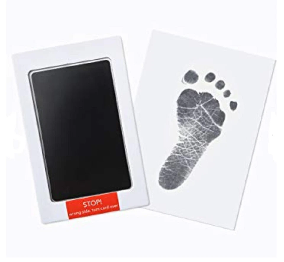 Baby Handprint Footprint Ink Pad – Safe Inkless Kit for Newborn Keepsake Gift - Image 2 of 4