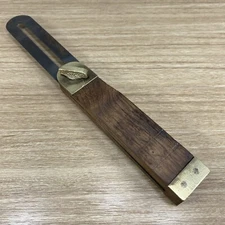 DISSTON & MORSS Sliding T-Bevel Square Rosewood Ornate Brass Ends 1885-1891