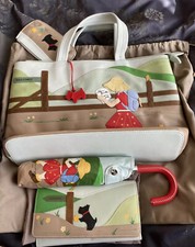 Radley Signature Bag Rambling Grab Bag Handbag, Matinee & Coin Purse & Umbrella