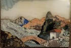 Pietra Dura Italian Landscape Mosaic Stone Firenze Marble Artwork House Trees — photo 2