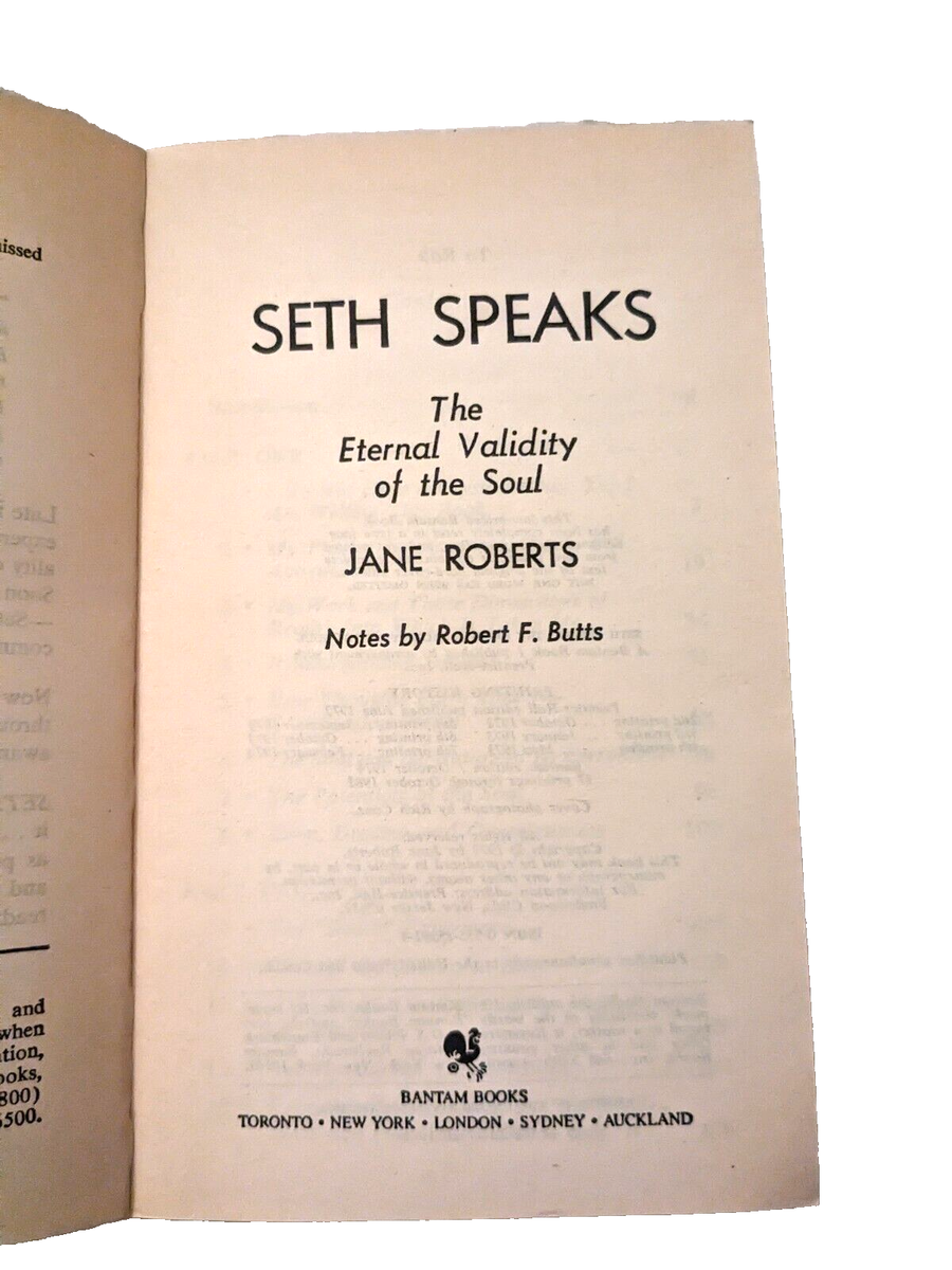 SETH SPEAKS セスは語る 洋書 英語版 Seth Speaks: Roberts, Jane
