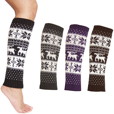 Warme Norweger Beinstulpen Bein Stulpen Strickstulpen Legwarmer