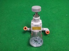 SMC IR1000-N01 PRECISION PRESSURE REGULATOR WITH GAUGE , USED