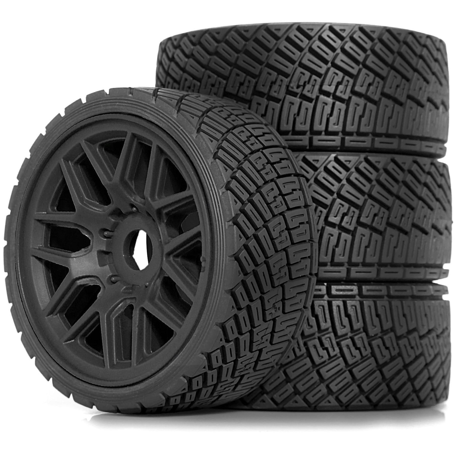 Tires On Road Tyres Od 3.93'' 17mm Hex Nylon Wheels Rims...