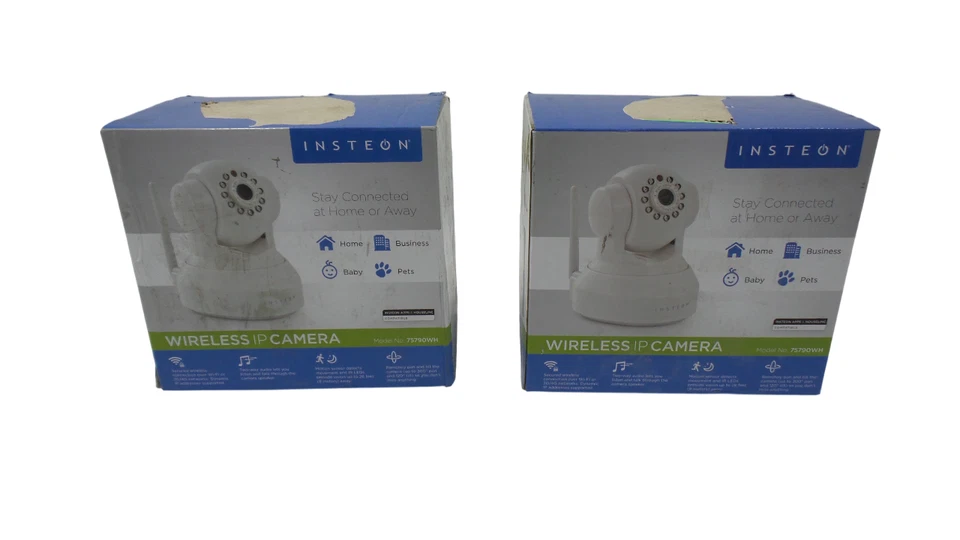 Lot of 2 INSTEON Wi-fi Security Camera Pan 75790/75790WH - Free Shipping - Image 3 of 3