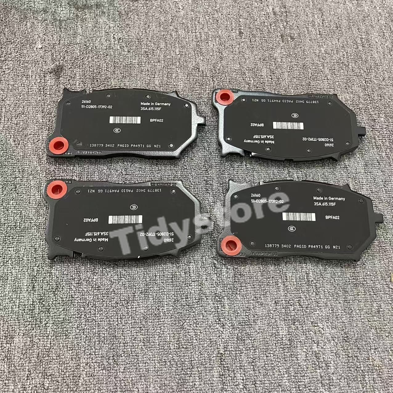 NEW Front & Rear Brake Pad kit fits for Bentley Continental GT Flying Spur (18+)