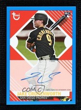 2021 Topps Brooklyn Collection Blue 21/30 Jake Cronenworth #BKA-JCR Auto 1u6