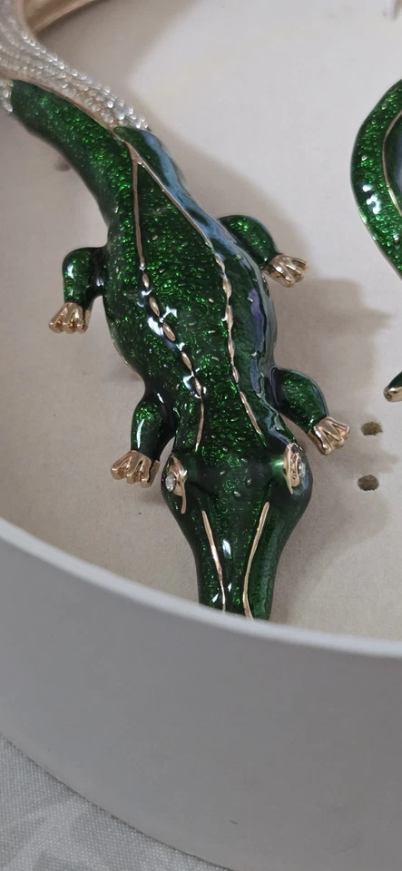 Anna Dello Russo x H&M - Collar de cocodrilo adornado Foto 2 de 4