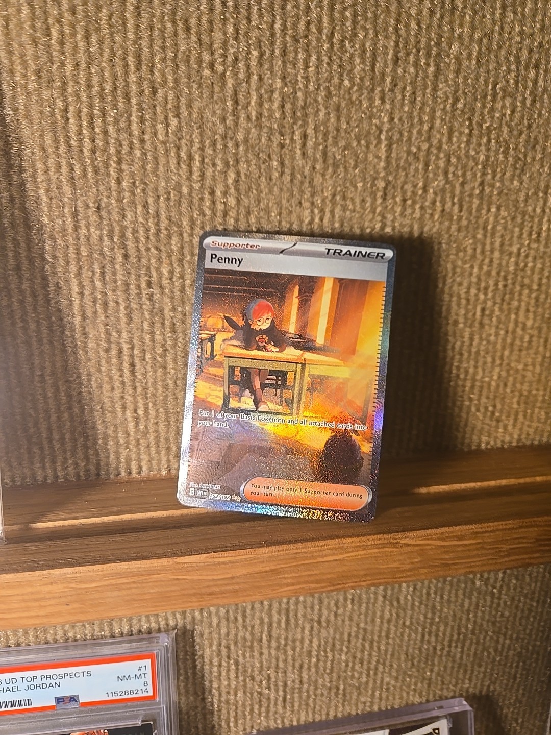 Pokémon TCG Penny Scarlet & Violet Base Set PSA 7, 252/198