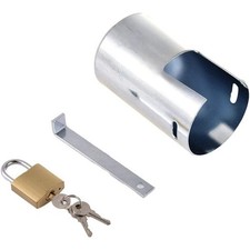 Faucet Lock Anti Theft Cover For Outdoor Use Iron Construction Compact Design