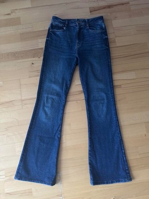 ZARA JEANS Gr.38 , M. - high waist - ZW COLLECTION -  BLAU