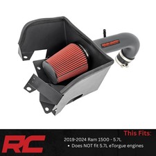Rough Country Cold Air Intake System Kit For 2019-2024 Ram 1500 5.7l 10477