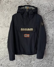 Napapijri Men s Geographic Hooded Jacket Anorak Navy Size S
