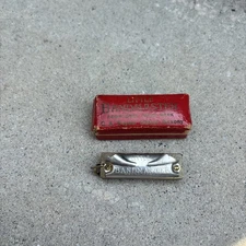 Antique harmonica  Little Bandmaster Tiny 1930’s German
