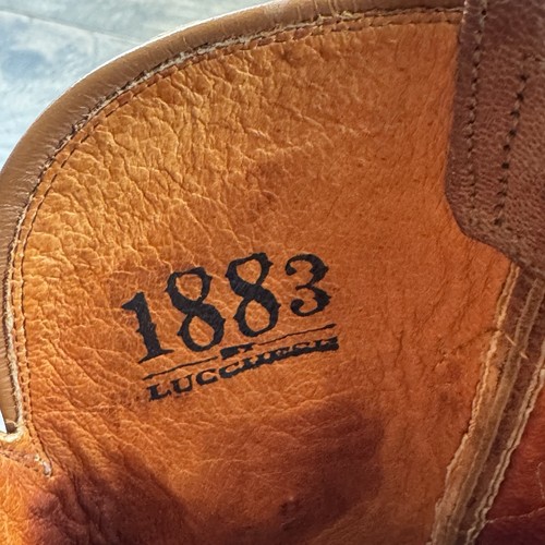 Lucchese 1883 Boots Womens 9 B Brown Leather Snip Toe Studded Cowgirl Western - Picture 13 of 14