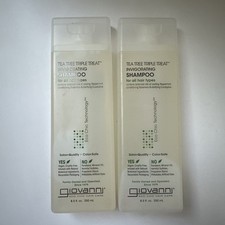 (2) Giovanni Shampoo Tea Tree Triple Treat All Hair 250ml