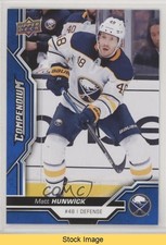 2018-19 Upper Deck Compendium Blue Matt Hunwick #492 READ p6b