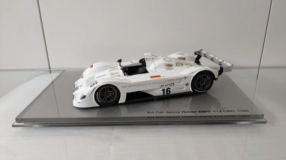 1/18 BMW ART CAR - BMW V12 LMR 1999 - Jenny Holzer (Kyosho) - Imagen 2 de 4