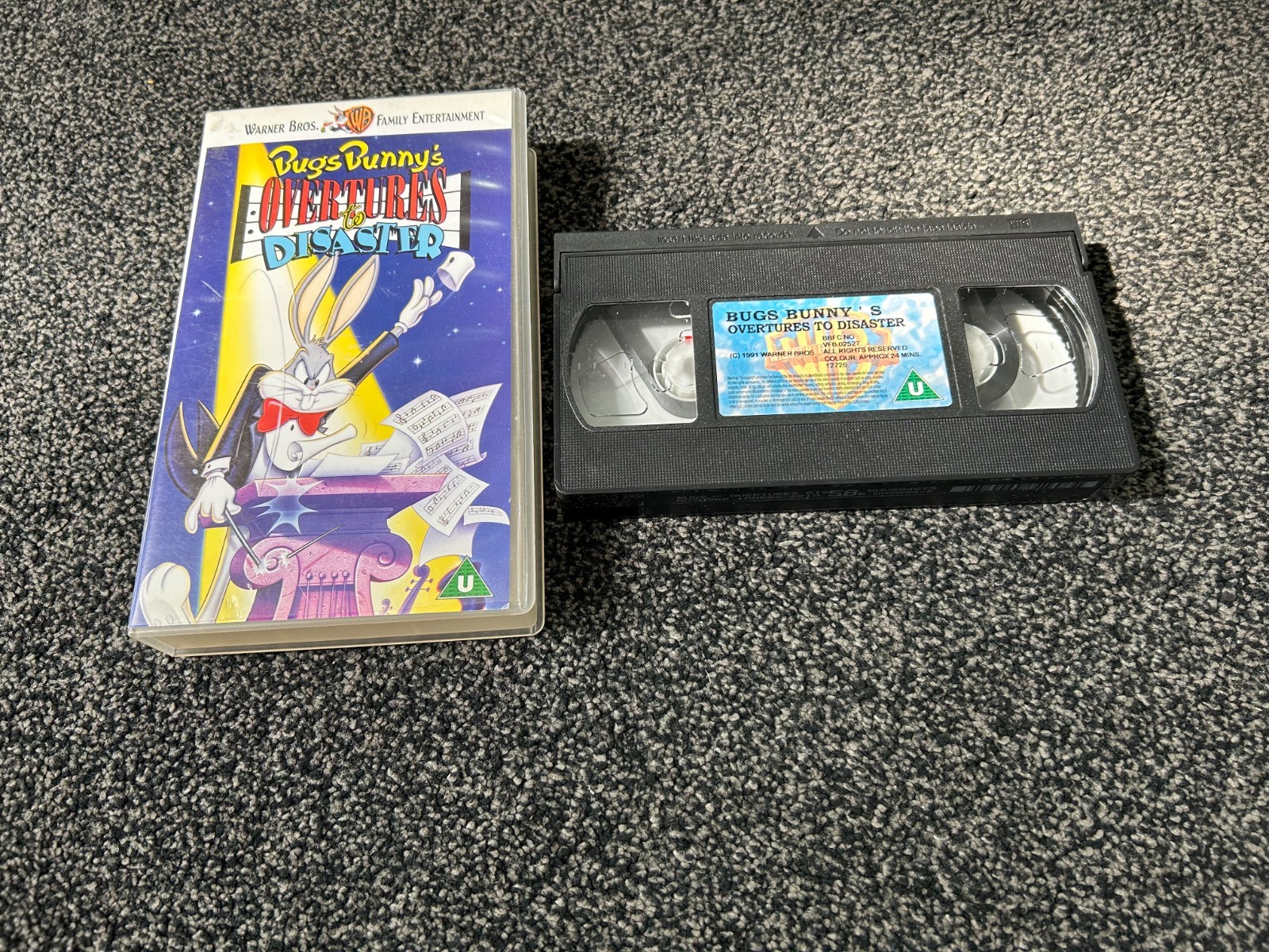 Bugs Bunny - Overtures to Disaster VHS Vintage Home Video Warner Bros 1991