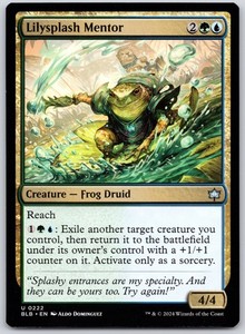 Lilysplash Mentor 222 Bloomburrow Magic: The Gathering