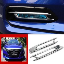 FOR Honda Accord 2018-2021 chrome Front bumper Fog Light Lamp Cover trim 2pcs